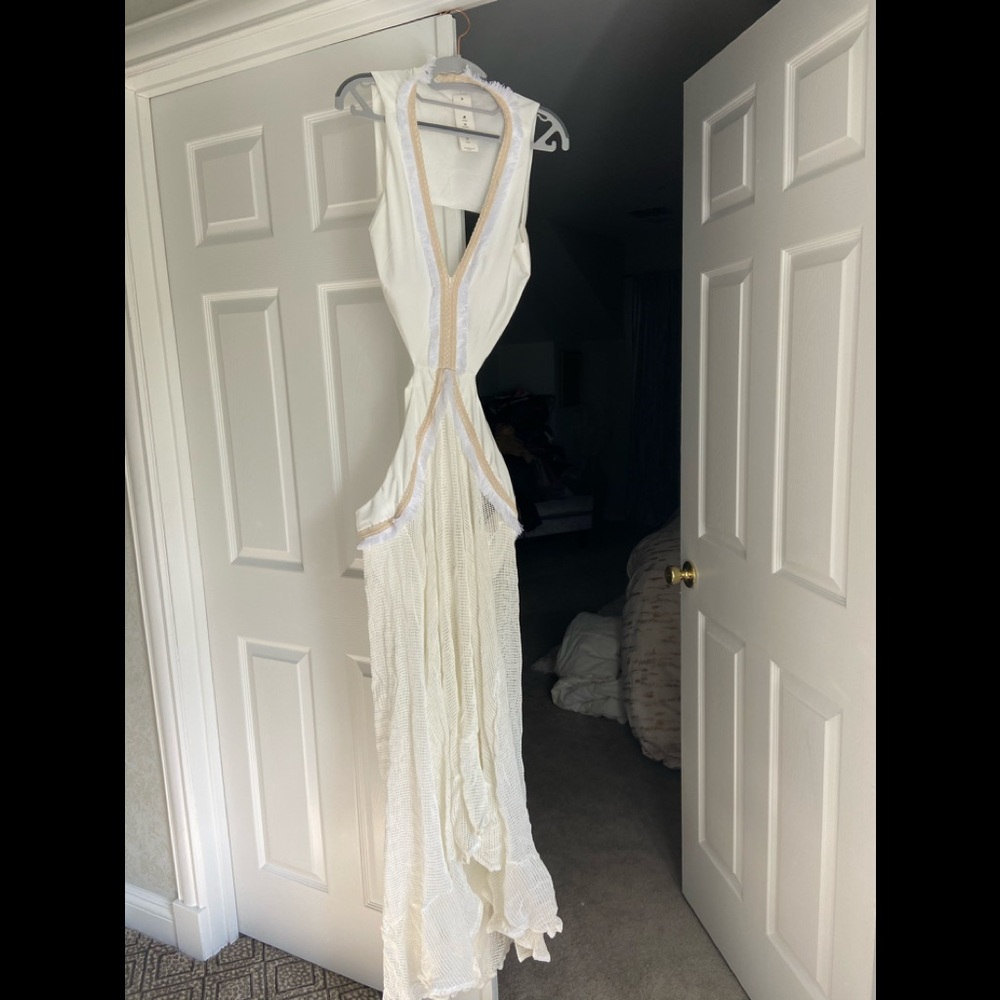 BOHO Maxi net cut out maxi dress